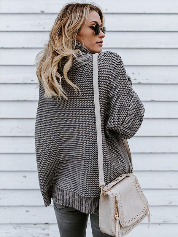 Long Sleeve Turtleneck Pullover Sweater