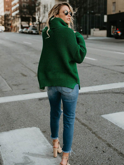 Long Sleeve Turtleneck Pullover Sweater