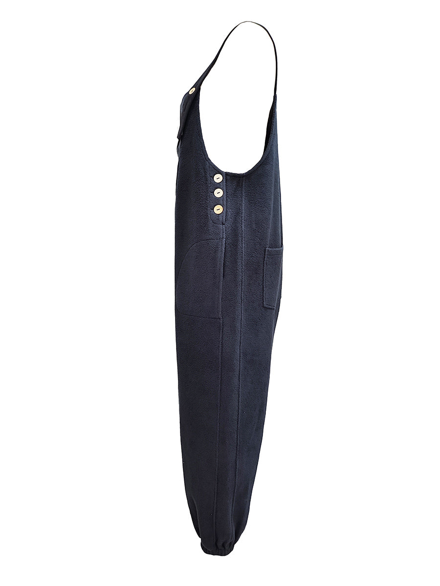 WarmNest Fleece Overalls - Clearance Sale