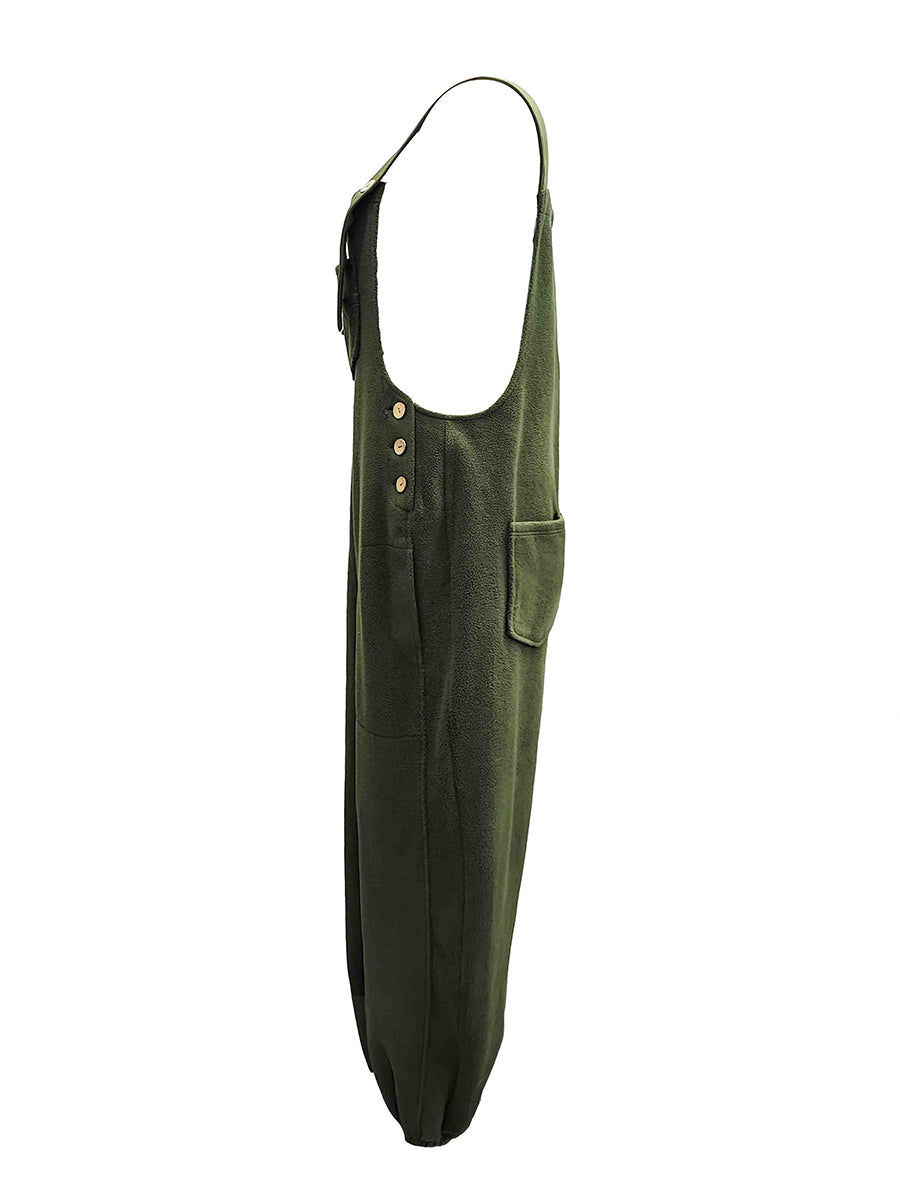 WarmNest Fleece Overalls - Clearance Sale