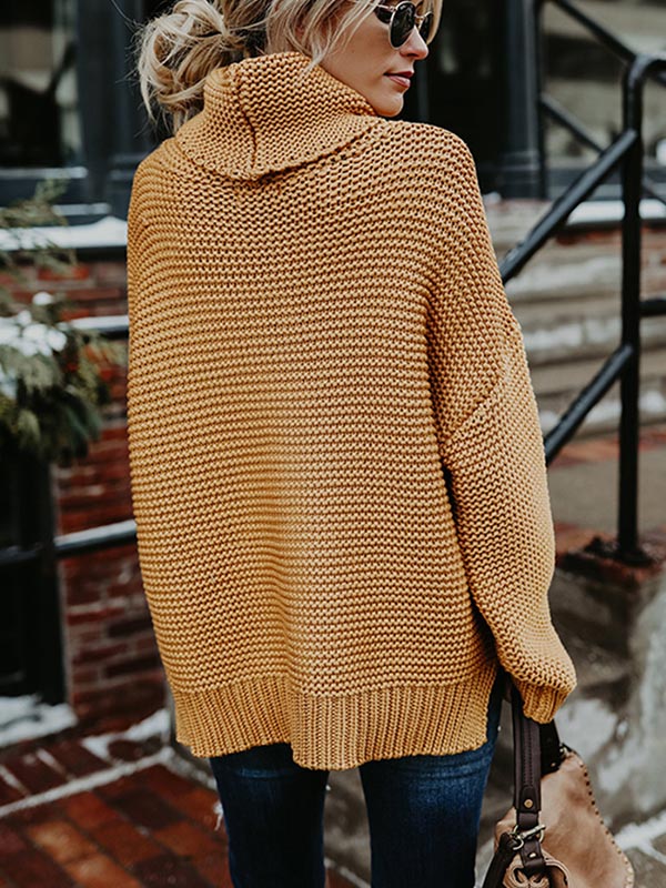 Long Sleeve Turtleneck Pullover Sweater