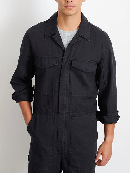 Men's Slim Fit Zip Jumpsuit